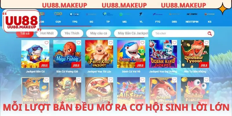 Điều khiến bắn cá UU88 luôn là điểm thu hút mỗi ngày