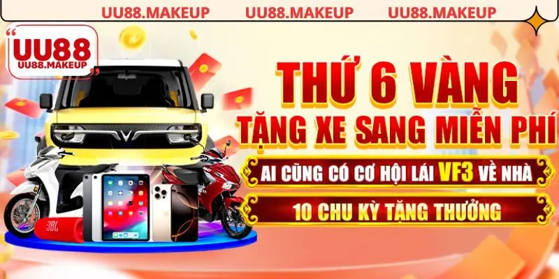 Sự kiện Thứ 6 Vàng: Quà không phải tiền mà là… xe thật