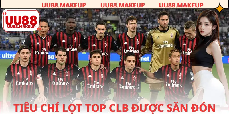 Mục tiêu để chọn ra những câu lạc bộ được yêu thích