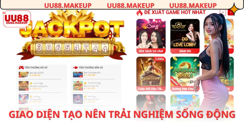 Những trải nghiệm sống động làm nên thương hiệu UU88